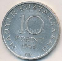 1948. 10Ft Ag "Széchenyi" T:2- Adamo EM2