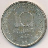 1948. 10Ft Ag "Széchenyi" T:2- Adamo EM2