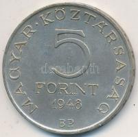 1948. 5Ft Ag "Petőfi" T:2,2- Adamo EM1