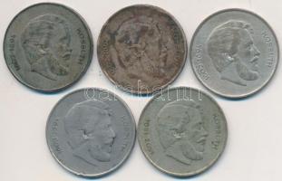 1947. 5Ft Ag "Kossuth" (5x) T:2-,3
Adamo F8.1