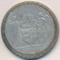 1930. 5P Ag "Horthy-jobbra" T:3 hátoldalon megrongálva Adamo P8