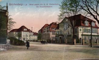 Liberec, Reichenberg; K. K. Fachschule für Textilindustrie / College of Textile Industry (fa)