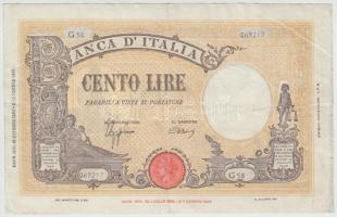 Olaszország 1943-1944. 100L T:III Italy 1943-1944. 100 Lire C:F