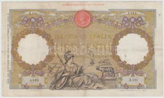 Olaszország 1931-1935. 100L T:III Italy 1931-1935. 100 Lire C:F Krause 55