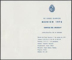 1972 Müncheni olimpia emléklap