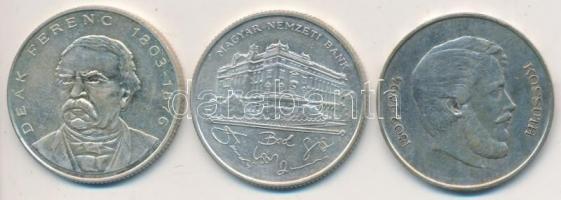 1947. 5Ft Ag "Kossuth" + 1993-1994. 200Ft Ag "MNB" T:2-,2