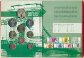 2003. 1c, 2c, 5c, 10c, 20c, 50c, 1€, 2€ próbaveretek + "Népszavazás Magyaro...