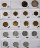 Német 3. Birodalom / Vegyes fémpénz gyűjtemény részben albumba rendezve, közte 1936A 5M Ag "Hin...