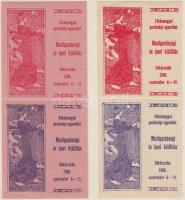 1908 Békéscsaba Mezőgazdasági Kiállítás 2 db levélzáró pár