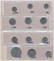 Amerikai Egyesült Államok ~1970-1990. 48db vegyes fémpénz T:vegyes USA ~1970-1990. 48pcs of mixed coins C:mixed