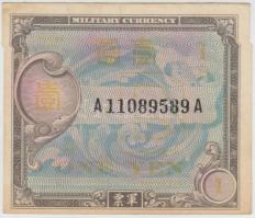 Japán/nemzetközi megszállás 1945. 1Y T:II
Japan/Allied Military Currency 1945. 1 Yen C:XF
Krause 67
