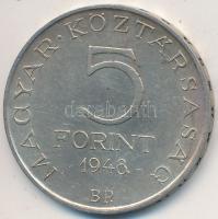 1948. 5Ft Ag "Petőfi" T:2 Adamo EM1