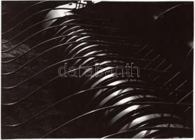 cca 1970-1980 Zsigri Oszkár vintage fotóművészeti alkotása feliratozva, a szerző hagyatékából, 17x24 cm