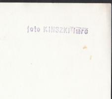 cca 1930-1935 Kinszki Imre (1901-19459: Kukoricás szélén, pecséttel jelzett vintage fotóművészeti al...