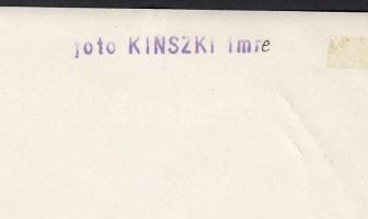 cca 1933 Kinszki Imre (1901-1945) pecséttel jelzett vintage fotóművészeti alkotás, 18x13 cm