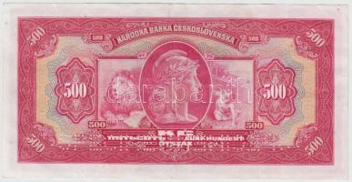Csehszlovákia 1929. 500K "SPECIMEN" perforációval T:III
Czechoslovakia 1929. 500 Korun per...