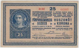 1918. 25K "3134" 4mm hullámos hátlappal T:III