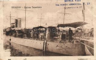 Brindisi, Stazione Torpediniere / Italian torpedo boat station, torpedo boat Clio (fa)