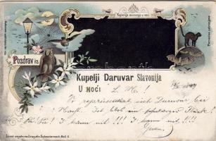 1899 Daruvár Gegen Licht Litho