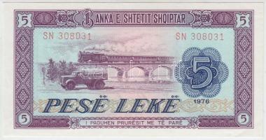 Albánia 1976. 5L T:I Albania 1976. 5 Leke C:UNC Krause 42.