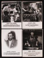 cca 1950-1955 Tiszavölgyi József: Kitüntetett sztahanovista munkások, pecséttel jelzett, feliratozott vintage portréfotók, 24x18 cm