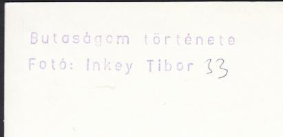 cca 1965 Inkey Tibor (1908-1998): Butaságom története, Ruttkai Éva színésznő, főszereplő portréképe,...