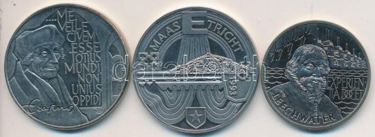 Hollandia 1991. 10E "Erasmus" + 1993. 2 1/2E "Leeghwater" + 1993. 10E "Maas...