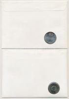 NDK 1985A 10M Ag "Semperoper" + 1986A 5M "Potsdam - Sanssouci" érmés borítékon a...