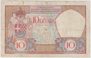 Jugoszlávia 1926 10D T:III-
Yugoslavia 1926. 10 Dinara C:VG
Krause 25