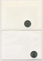 NDK 1983A 5M "Meissen" + 1989A 5M "Mühlhausen" érmés borítékon alkalmi bélyegzős...