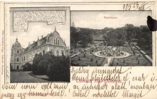 Tőketerebes, park, Gróf Andrássy kastély / park, castle (EK)