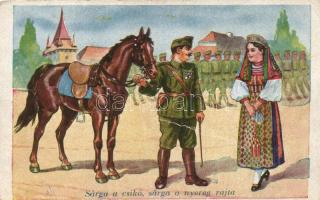 9 db magyar, grafikai folklór képeslap / 9 Hungarian folklore art postcards