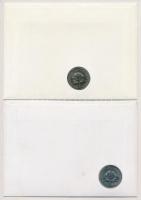 NDK 1988A 5M "Rostock" (2xklf) érmés borítékon alkalmi bélyegzős bélyeggel és bélyegsorral...