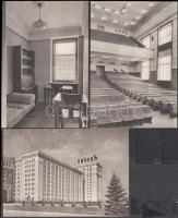 1953 Moscow, Moscou; State University - 12 modern postcards in their own case