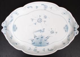 Herendi madaras tál és 2 db teáscsésze és alj, kézzel festett, jelzett, hibátlan