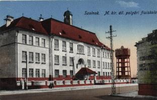 Szolnok, Polgári fiúiskola, víztorony