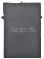 1957. "November 7. - A Nagy Októberi Forradalom 40. évfordulójára" fém emlékplakett eredet...