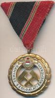 1957. Bányászati Szolgálati Érdemérem arany fokozata mellszalagon T:1-