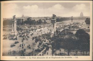 Paris - old postcard booklet with 20 cards