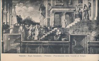 Venice, Venezia; Regia Accademia - old postcard booklet with 20 cards