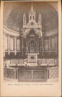 Rome, Roma; Basilica di S. Paolo - old postcard booklet with 22 cards