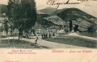 Orsova ungarisch-rumanische Grenze