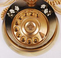Dekoratív vonalas telefon, sérült, 20×28 cm