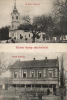 Szentlőrinc, Baranyaszentlőrinc; Római katolikus templom, vasúti szálloda