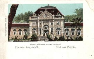 Pöstyén, Ferenc József fürdő / spa (r)