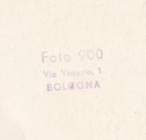 cca 1930-1940 Foto 900 (Bologna): Reklámfotó a Michel Trióról, pecséttel jelzett vintage fotó, 11x15...