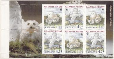 WWF: Hóbaglyok bélyegfüzet, WWF: Snow Owls stamp-booklet