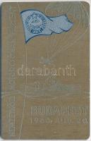 1963. "Nemzetközi Motorcsónak Verseny Budapest - MHS (Magyar Honvédelmi Sport Szövetség)" fém emlékplakett (86x55mm) T:2