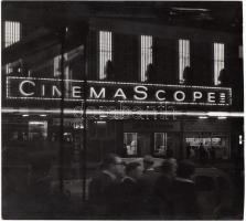 cca 1960 Kalocsai Rudolf: Esti fények, vintage fotó, feliratozva, 18x20 cm