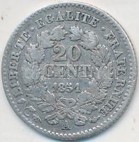 Franciaország 1851A 20c Ag T:2
France 1851A 20 Centimes Ag C:XF
Krause KM# 758.1